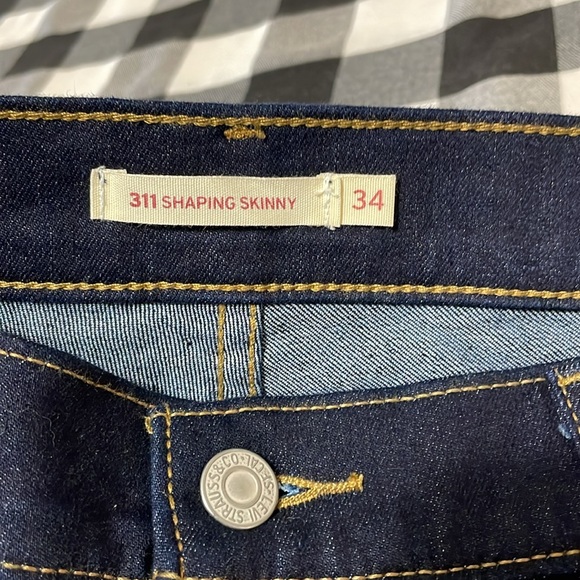 Levi's Levi 311 Shaping Skinny Hypersoft Mid Rise Tummy Slimming Jeans 34 x 30 - Picture 9 of 15